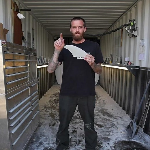 The Captain Fin X Jeff McCallum Twin Keel