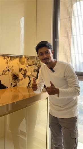 Trishna Design | 💡 Space-Saving Solutions for Modern Kitchens! 🏡✨ Check out this cleverly designed service counter where we’ve seamlessly integrated a... | Instagram