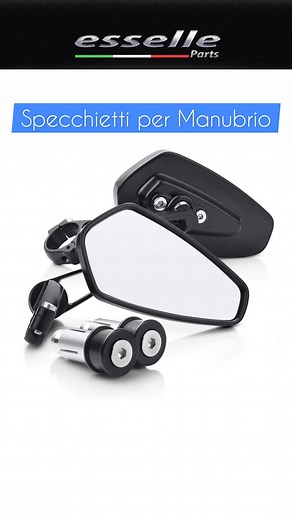 SPECCHIETTI MANUBRIO MOTO🏍🏁 Rendi più sportiva l'estetica della tua moto con questi Specchietti retrovisori per Manubrio aereodinamici.😍 Colorazione Nera in modo da abbinarsi perfettamente a qualsiasi colore.⚫ ✅- Montaggio: Plug and play, nessuna modifica ✅- Regolabile: Si ✅- Posizione di Montaggio: Manubrio ✅- Forma Aereodinamica: Si Vai sul nostro sito e scopri tutti gli articoli disponibili per il tuo modello!🤩 www.esselleparts.it ⬆️⬆️⬆️⬆️⬆️⬆️⬆️ 📦Spedizione gratuita con corriere espresso