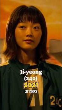 The EVOLUTION of the cast of Squid Game (2021) #squidgame #eljuegodelcalamar #thanos #movie