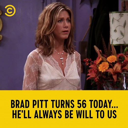 We're all wishing Brad Pitt a Happy Birthday, we'll never forget his hilarious cameo on FRIENDS (TV Show) 🤣🤣 | Comedy Central UK