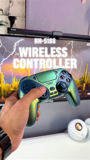 Un control para PC y PS5? 🧐 #wirelesscontroller #controller #wireless #gamingcontroller #reviewgame