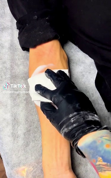 Monkey mini tattoo , thank e zai nhé #By tui