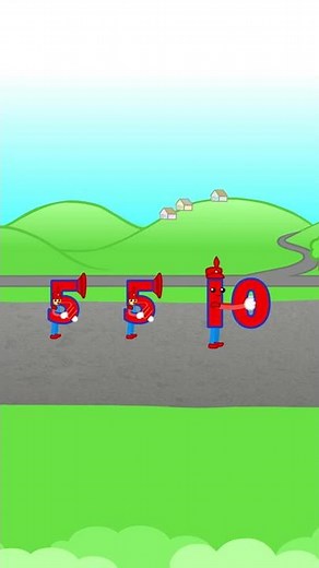 Meet the Math Facts "5+5=10" | Preschool Prep Company #shorts