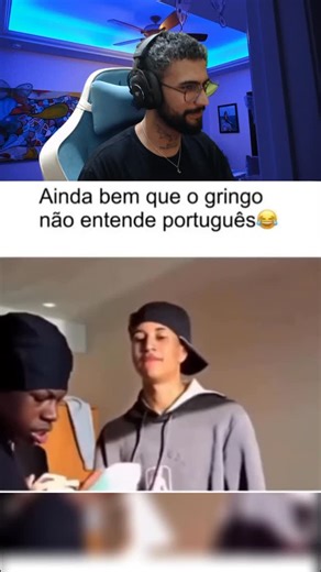 Henrique Saint'yves | A barreira linguística marcando ponto pro Tota kkkkk #fyp #react #reaction #memes | Instagram