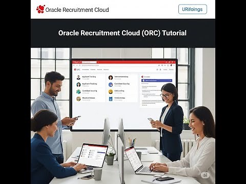 Oracle Fusion HCM :Oracle Recruitment Cloud(ORC) Full Cycle