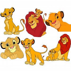 Lion King and Simba Png Bundle, Simba Clipart Set, Lion King Png, Instant Download - Etsy