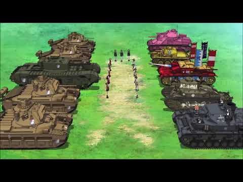 Descargar Girls und panzer serie completa SUB español temporada 01