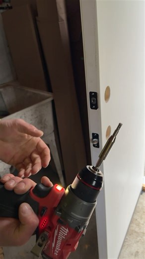 5.2K views · 36 reactions | Self centering drill bit. Game changer for door hardware, hinges, and some other handy functions! I think I bought a 3 pack of sizes at the depot or something ages ago. #tools #tips #doors #carpentry #bluecollar | Ravin Builders | Facebook