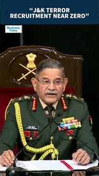 J&K Firmly Under Control, Pakistan-Backed Terror Failing: Army Chief