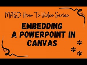 Embed PowerPoint in Canvas