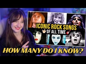 🤘 The 100 MOST ICONIC ROCK SONGS of All Time 🎸| First Time Reaction