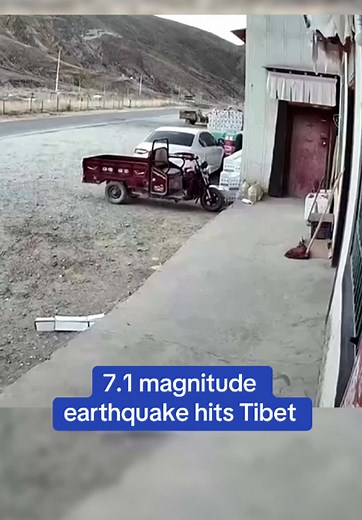 A devastating 7.1 magnitude earthquake has HIT Tibet, killing at least 53 people and injuring 62. The powerful quake has demolished 'many structures', and its tremors were felt in neighbouring Nepal's capital Kathmandu and parts of India. The US Geological Survey said the 7.1 magnitude quake struck Tibet's Dingri County, near the mountainous border with Nepal, at 9:05am local time (0105 GMT). Data from the USGC showed that Everest, the world's tallest mountain, itself experienced tremors of 4.5-