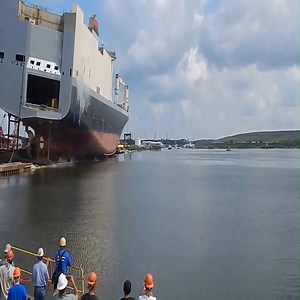 68K views · 731 reactions | Biggest Ships Launch Compilation! Largest Ship Launches | Discover Real Life | Facebook