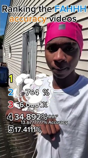 Ranking the FAHHH accuracy videos part 2 #viral #shorts