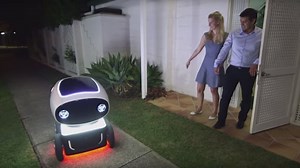 Domino's unveils self-driving pizza delivery robot, DRU