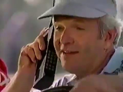 1988 Radio Shack TV Commercial - Portable Cellular Phone (Brick Phone)