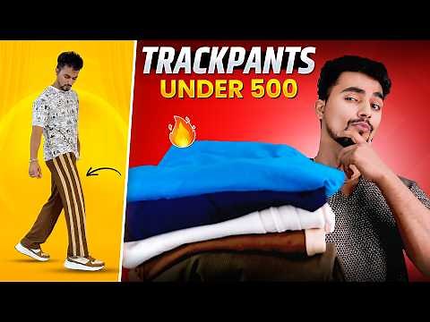 🔥Under 500 - TRACKPANTS CHALLENGE🔥| 5 Best for GYM/College/Everyday Wear