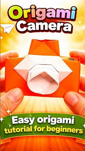 Easy Origami Camera 📸 | DIY Paper Camera Tutorial for Beginners 😍 #shorts