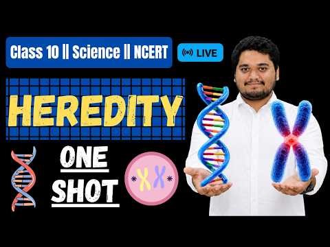 🔴 Heredity One Shot 🔥 Complete Chapter | Class 10 Science NCERT | CBSE Boards 2026