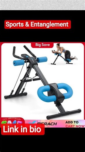 MERACH Ab Machine Adjustable Trainer...