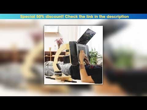 Must Buy Laptop Holder, Computer Table Lying Flat on The Bed, Adjustable Folding and Lifting Wooden