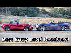 2025 BMW Z4 sDrive30i vs 2024 Mazda Miata Club ND3 - Head to Head Review!