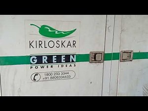 160 kva Kirloskar Generator Running