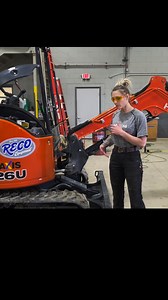 Hitachi Construction Machinery Americas Inc. Going over some more maintenance points on a mini ex | The Diesel Queen Official
