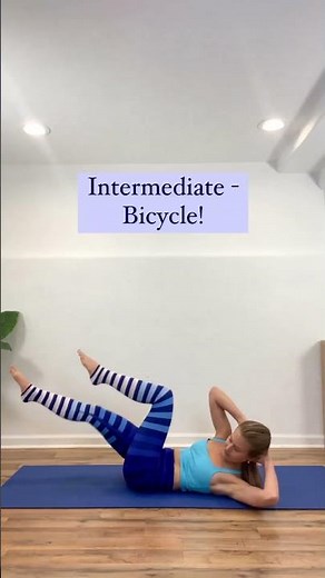 New workout on YouTube now - with beginner and intermediate moves! #pilates #pilatesworkout #workout