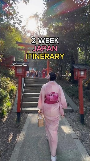 2-WEEK JAPAN ITINERARY 🇯🇵‼️ #japan #travel #traveltips #travelguide