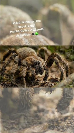 Goliath Birdeater: The Forest Giant | Aranha-Golias: A Gigante da Floresta 🕷️🌳