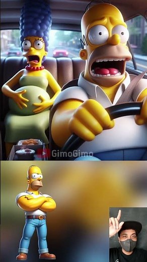 The Simpson family rushes to the hospital #simpsons #thesimpsons #cartoon