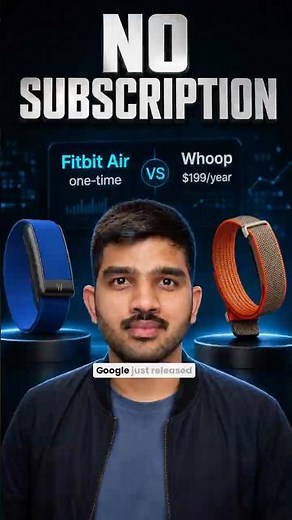 Fitbit Air Gemini AI coach vs Whoop