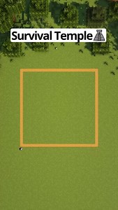 Minecraft Survival Temple🏛️ #minecraft #minecraftbuilds #minecrafttutorial | Blockical Blockical