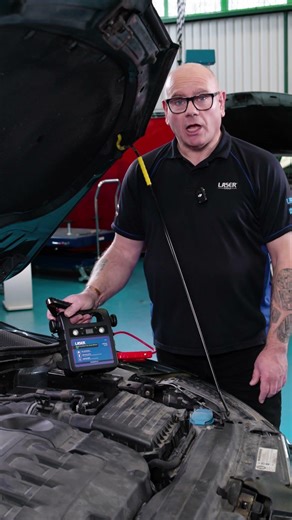 Flat Battery? Start Your Car Instantly 🔋 | Laser Tools 9343 Jump Starter #Shorts