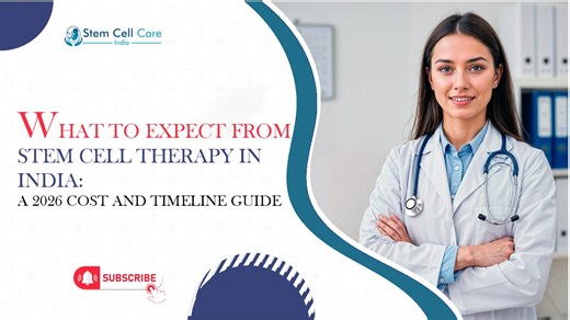 What to Expect from Stem Cell Therapy in India: A 2026 Cost & Timeline Guide | Stem Cell Care India Stem cell therapy in 2026 is no longer uncertain. In India, patients now follow a structured, ethical, and safety-focused clinical pathway—from assessment to recovery. With advanced technology and clear timelines, treatment decisions are more informed and reliable than ever. In this video, we explain: 1. How stem cell therapy works in real clinical practice 2. What influences treatment cost and ti