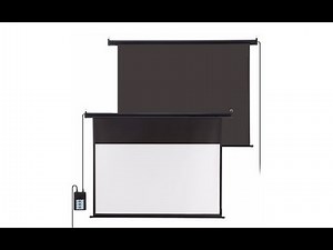 Excelvan 120 inch 16:9 1.2 Gain Wall Ceiling Electric Motorized HD Projector Screen - UNBOXING