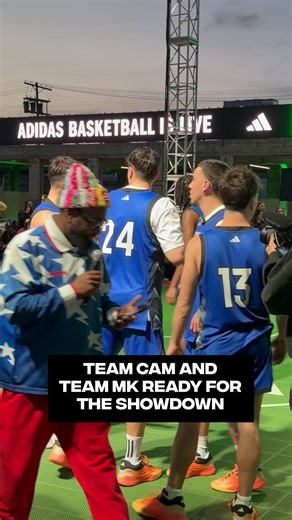 Team Cam and Team MK came ready to play 🔥