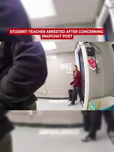 Student-Teacher Arrested After Concerning Snapchat Post #cops #copsoftiktok