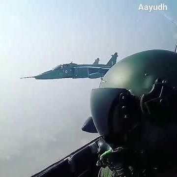#IAF SEPECAT Jaguar fighter jets Cockpit view during a formation. #indianairforce #jaguar #shorts
