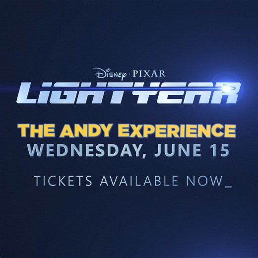 See what Andy saw ‍ On JUNE 15, be the first to see Lightyear at the Andy Experience early access event! Tickets: https://bit.ly/LightyearEarly-SC | Showcase Cinemas US | Facebook