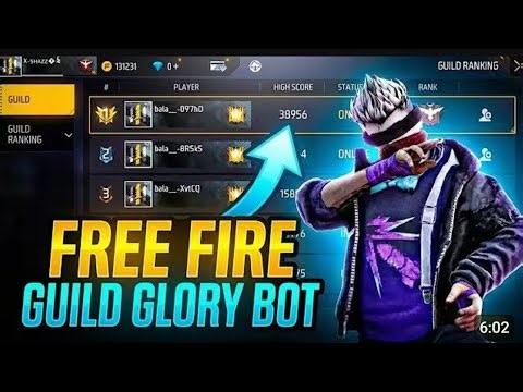 New GUILD GLORY BOT Website In Free Fire🔥 free fire new guild glory glitch 🤫#freefire #guildtest