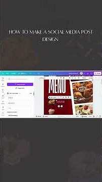 How to create a social media post design | #Canva #Designs #canvatutorial #shortsfeed #subscribers