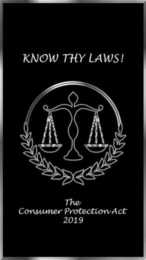 The Consumer Protection Act, 2019 - 31 #aibe #bci #bareact