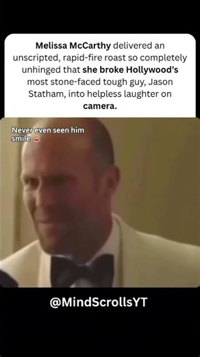 Melissa McCarthy Made Jason Statham Break Character 😂💀 #spy #jasonstatham #shorts
