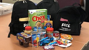 Backpack meal program provides food for students on snow days
