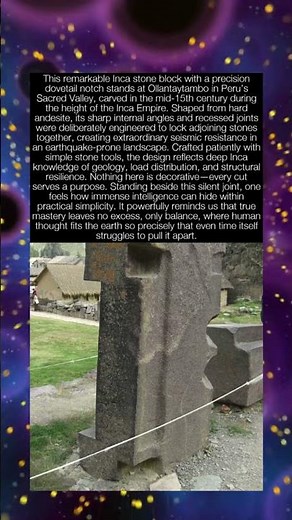 Ollantaytambo's Dovetail Joint: Inca's Master Key to Stability! #shorts