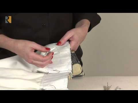 Deep Pleat Header Tape and 4-Prong Drapery Hooks