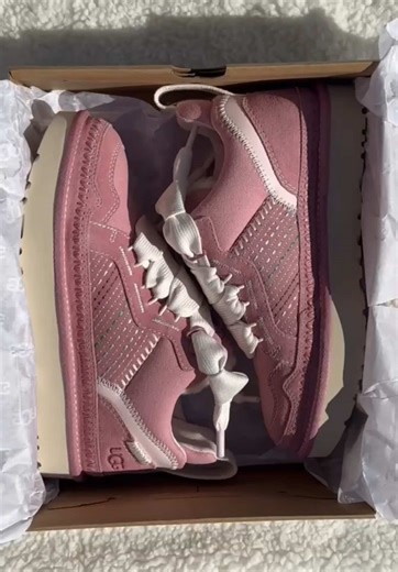 Pink is the new neutral. 🩷 Meet the Lowmel in Horizon Pink. #UGG | UGG Sneakers